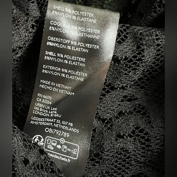 Free People x Revolve Adored Maxi Black Lace Dress - Picture 11 of 11